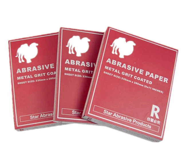 red sand paper