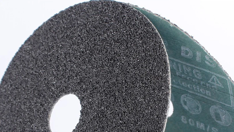 Black SiC resin fiber grinding disc Black SiC resin fiber grinding disc